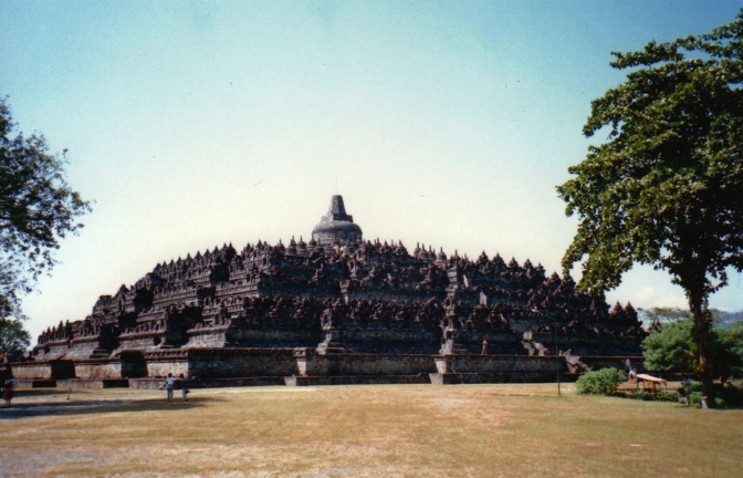 Restored Borobudur